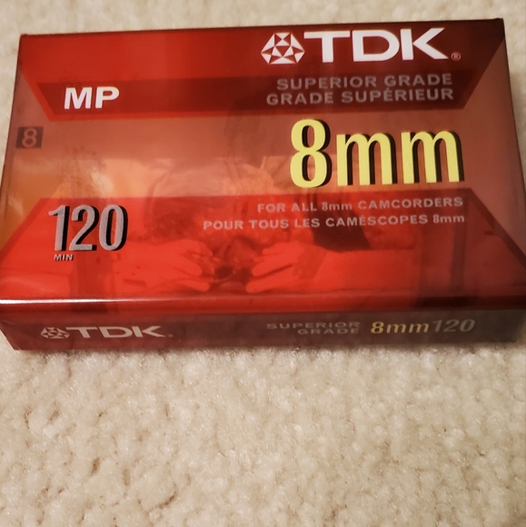 TDK 8mm 120 MP Premium Camcorder Tape MP in Factory Sealed Packaging NWT - Picture 8 of 9